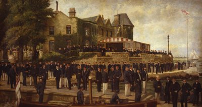 Portrait composite des membres du Royal Yacht Squadron, 1895 - Dickinson and Foster