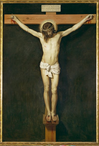Crucifixion (peinture sur toile) - Diego Rodriguez de Silva y Velazquez