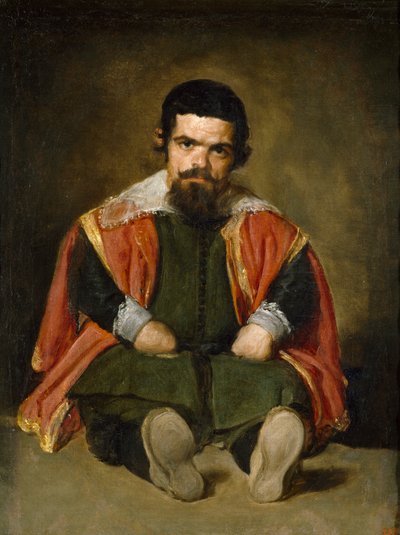 Espagnol : El bufón el Primo Portrait de Sebastián de Morra - Diego Velázquez