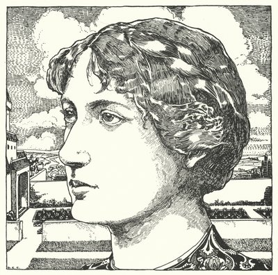 La Bonne Tante (gravure) - Dion Clayton Calthrop