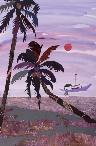 Pêche, 2020 (collage) - Dione Verulam