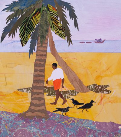 Promenade matinale, Neeleshwar (collage) - Dione Verulam