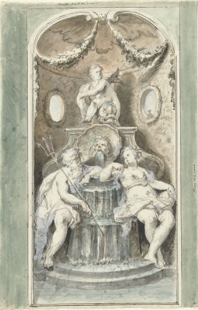 Projet de peinture décorative avec une fontaine - Dionys van Nijmegen