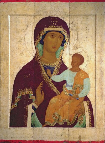 Madone et enfant Hodigitria, icône russe, 1502 - Dionysius