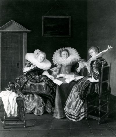 Scène musicale, 1637 - Dirck Hals