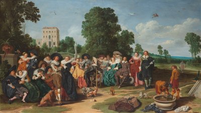 The Fête champêtre - Dirck Hals