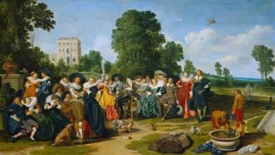 The Fête champêtre - Dirck Hals