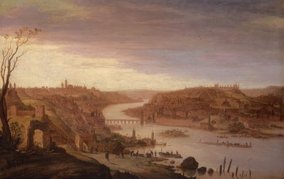 Vue panoramique de Prague (version restaurée) - Dirck Verhaert