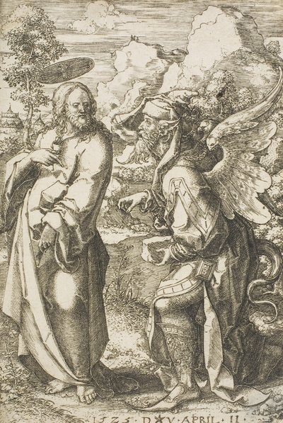 Le Christ tenté par le diable, 1525 - Dirk Jacobsz Vellert