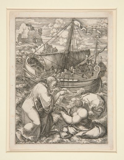 Christ marchant sur l