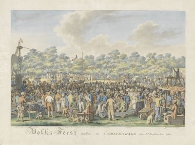 Fête populaire en l