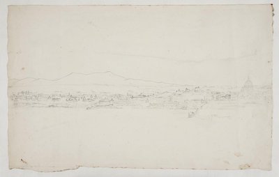 Vue vers Rome avec la cathédrale à droite - Ditlev Blunck