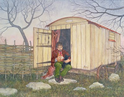 La cabane du berger, de Loin de la foule déchaînée, par Thomas Hardy - Ditz