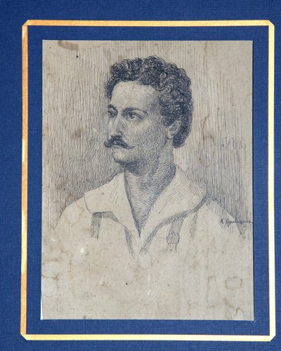 Portrait du décembriste Sergey Krivtsov 1802-1864 - Dmitri Petrovich Oznobishin