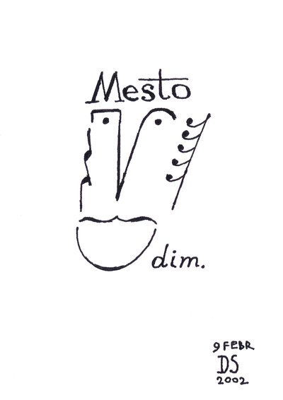 Mesto - caricature d