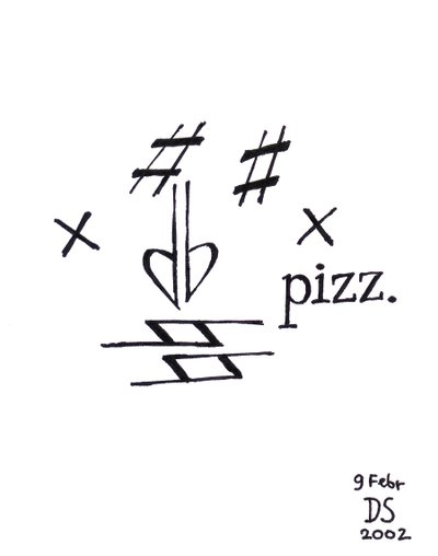 Visage pizzicato - visage dessiné à l