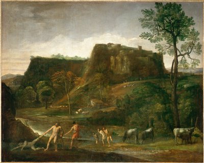 Hercule tire Cacus de sa grotte ... - Domenichino (1581-1641)