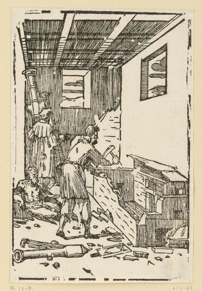 Le fondeur de statues. Extrait de l