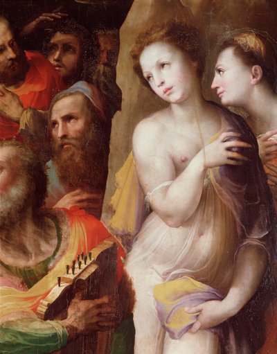 Descente du Christ aux limbes (détail) - Domenico Beccafumi