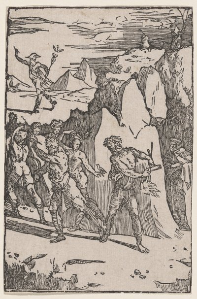 Les métaux qui fuient Vulcain - Domenico Beccafumi