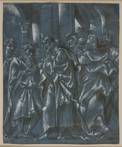 Le paiement du tribut - Domenico Campagnola