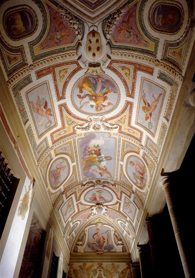 Fresque du plafond de la loggia de la Villa Medicea, appelée la Ferdinanda, 1596-1600 - Domenico Cresti Passignano