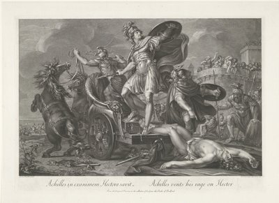 Achille traîne le corps d