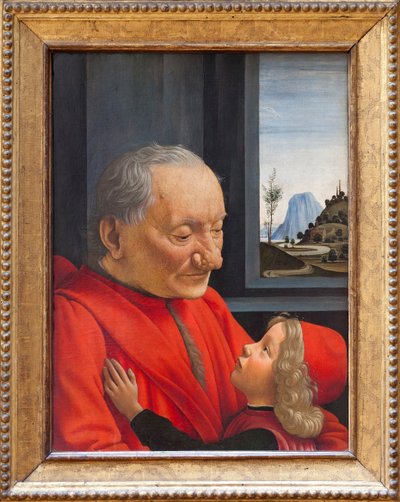 Un vieil homme et un garçon, vers 1490 - Domenico Ghirlandaio