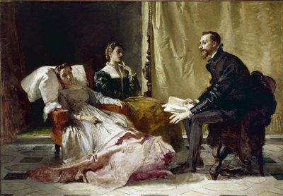 Torquato Tasso lisant Gerusalemme liberata à Eleonora d