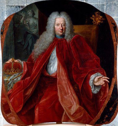 Portrait de Domenico Negrone (1672-1736) Doge de la République de Gênes de 1723 à 1726 - Domenico Parodi