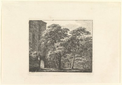 Architecture gothique dans un paysage, vers 1807 - Domenico Quaglio II