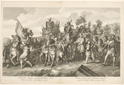 Triomftocht van Alexander de Grote in Babylon - Domenico Rossetti