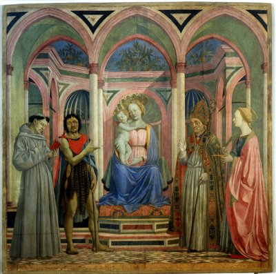 Le Retable de Santa Lucia de Magnoli - Domenico Veneziano