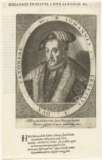 Jean Ernest 1521-1553, duc de Saxe-Cobourg, 1601 - Dominicus or Custodis Custos