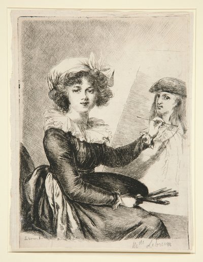 Louise-Elisabeth Vigée-Lebrun, (Mlle Lebrun), d