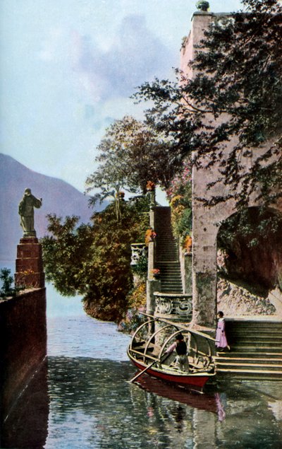Villa del Balbianello, Lenno, lac de Côme, Italie, vers 1930 - Donald McLeish