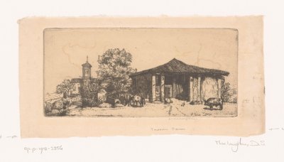 Ferme toscane - Donald Shaw MacLaughlan (signed by artist)