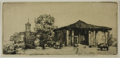 Une ferme toscane - Donald Shaw MacLaughlan