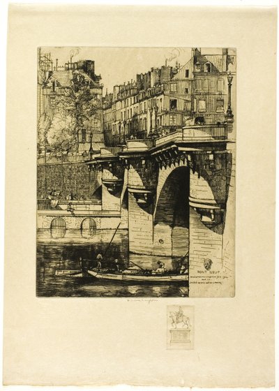 Le Pont Neuf, Paris (avec remarque) - Donald Shaw MacLaughlan