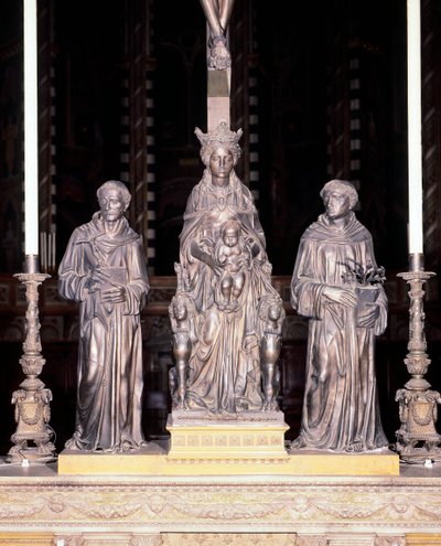 Italie, Padoue, Basilique de Saint Antoine de Padoue, Groupe de la Vierge et l