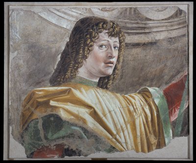 Homme à la hallebarde, c.1486 (détaché de la fresque portée sur toile) - Donato Bramante