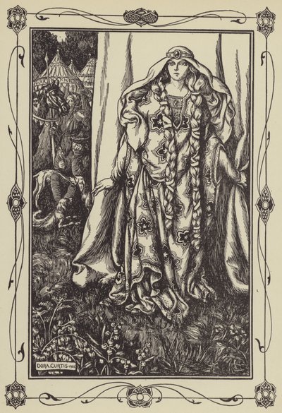 À la porte se tenait une dame - Dora Curtis