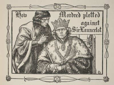 Comment Mordred complota contre Sir Launcelot, illustration de 