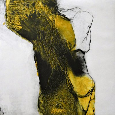 Figure abstraite jaune - Doris Schmitz