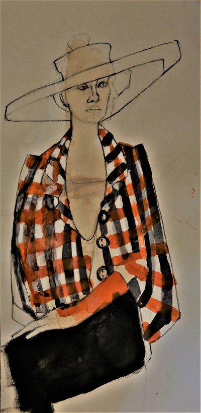 Un look chic avec une veste à carreaux - Doris Schmitz