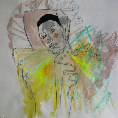 Portrait de mode haut en couleur - Doris Schmitz