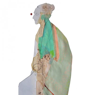 Figure abstraite contemplative - Doris Schmitz