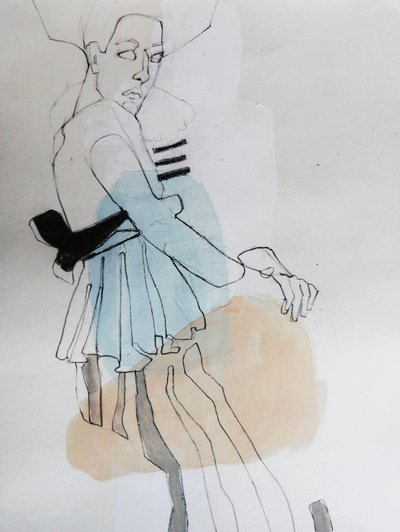 Esquisse de mode élégante - Doris Schmitz