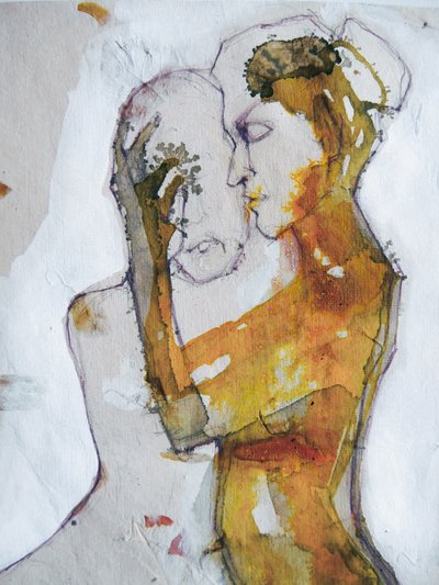 Étreinte dorée - Doris Schmitz