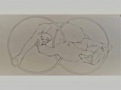 Formes humaines entrelacées - Doris Schmitz